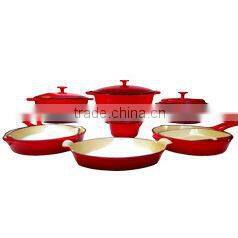 enamel coating cookware set