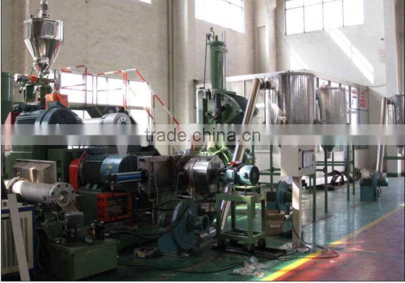 High Efficiency Double Stage PP PE Waste Plastic Pelletizing Line