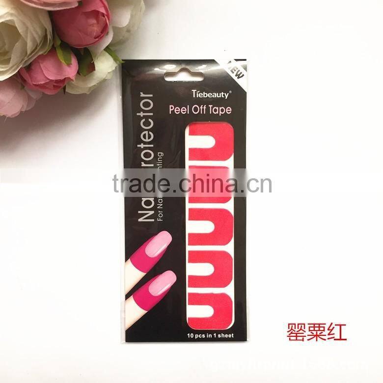 New Nail Tape Stickers Peel off Tape Nail protector Nail Sticker wholesale