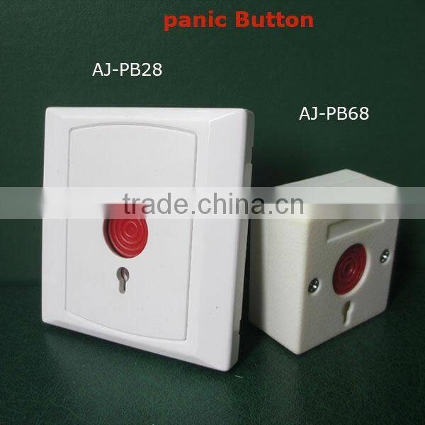 Wired White Emergency Panic Button