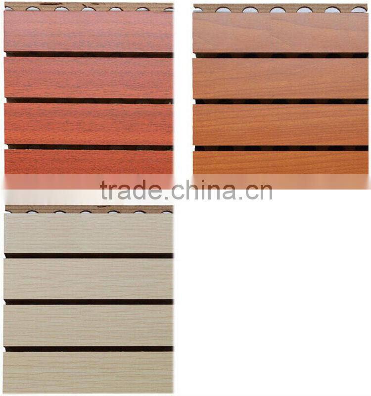 high quality sound absorbing board/perforated panel/acoustic mdf for decoration