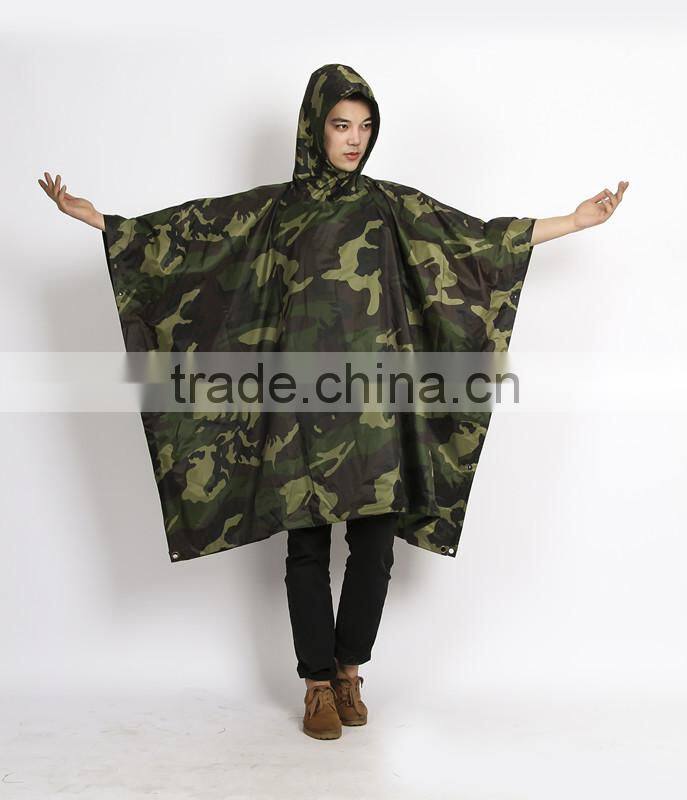 arm rain poncho taslon poncho