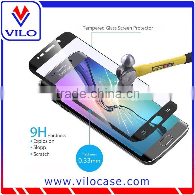 Full Screen Coverage For Samsung Galaxy S7 Edge Screen Protector, Bubble Free For Samsung Galaxy S7 Edge Tempered Glass