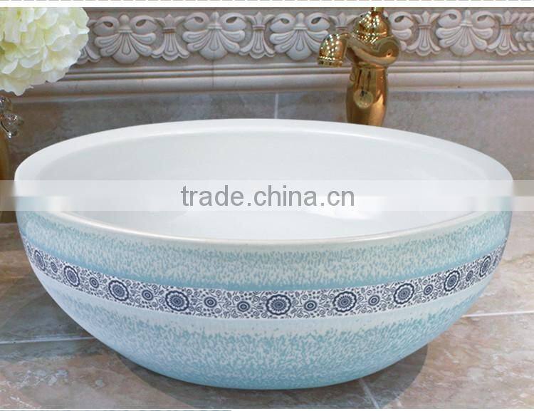 fine ceramic wholesale artistic sink countertop basin