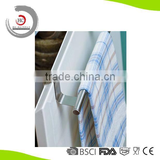 Stainless steel kitchen towel hanger multi-function door hook HC-SDH10