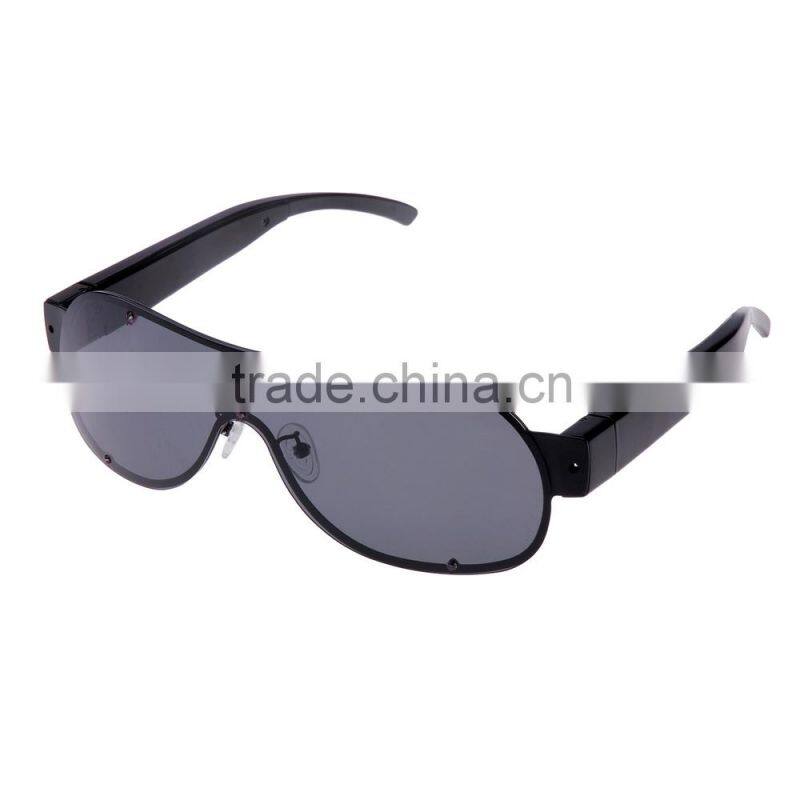 fashionable mini camera one piece dark lens sports hd sunglasses