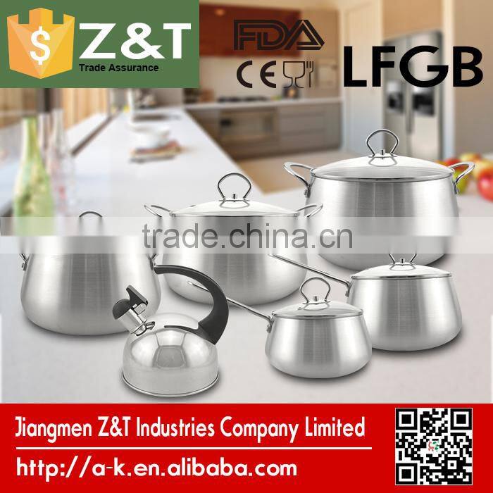 New product belly sanding aluminum pots and pans camp