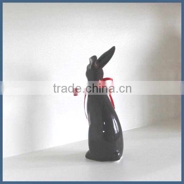 Home & garden decoration ceramic rabbit figurines
