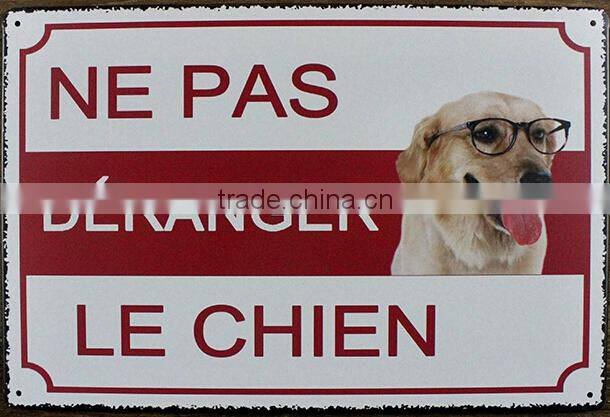 2015 Vintage hot dog signs metal signs wholesale