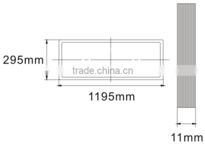 made in China 2 years warranty rectangular ultra slim LED panel light