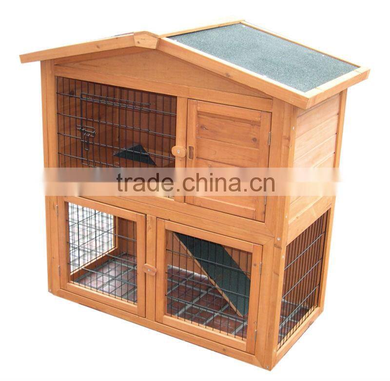 LEAFFY-Wooden with Asphalt Roof Rabbit House