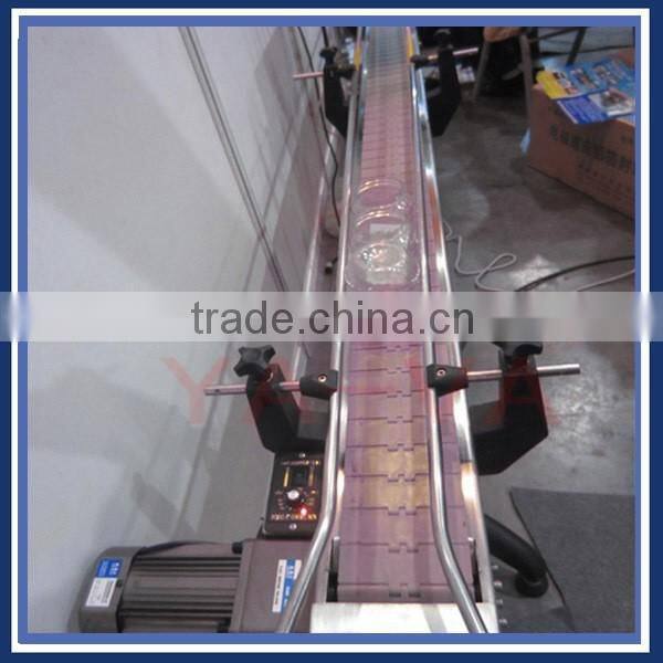 slat plastic chain conveyor for bottle and cans transmission