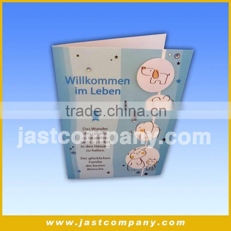 Hot selling wedding card, High grade wedding card for gift, wedding card