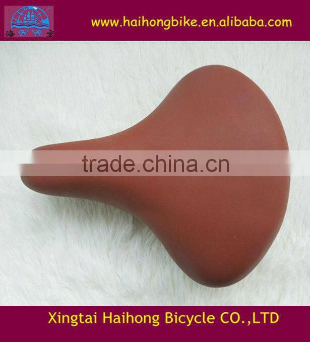 very comfortable New Arrive leather saddle for city bikes
