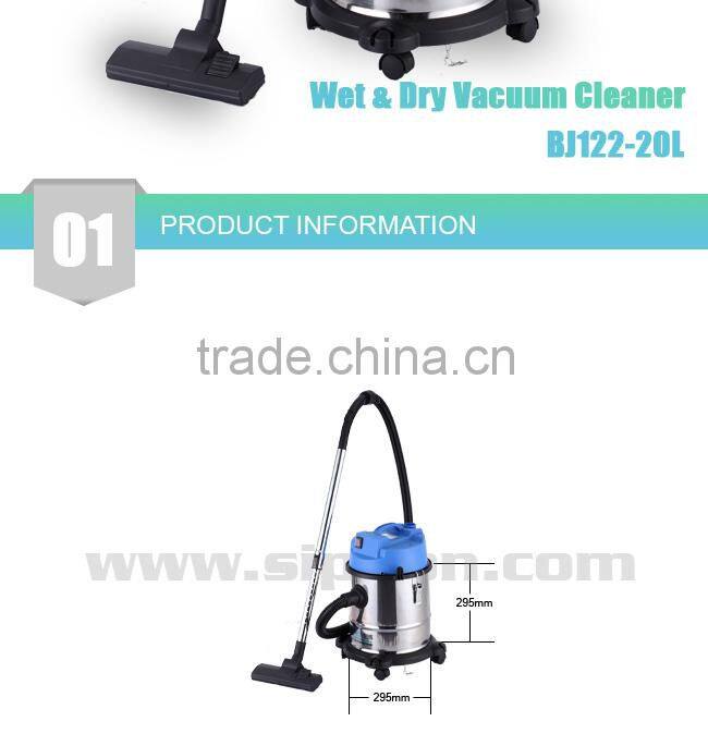 2015 Hot Sell Canister Wet And Dry Industrial Vacuum Cleaner
