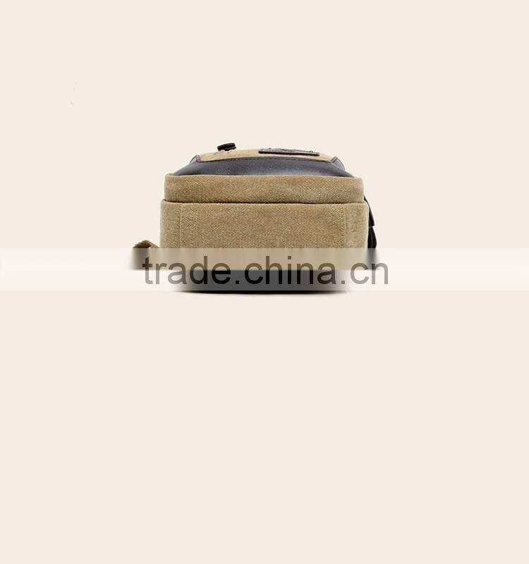 BA-1433 Duty canvas cross body men's chest bag ,custom chest bag