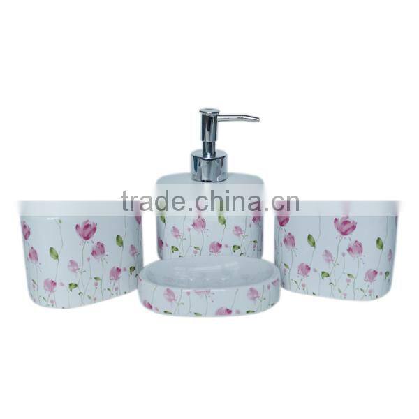 Eco-Friendly ceramic bathroom accessories set