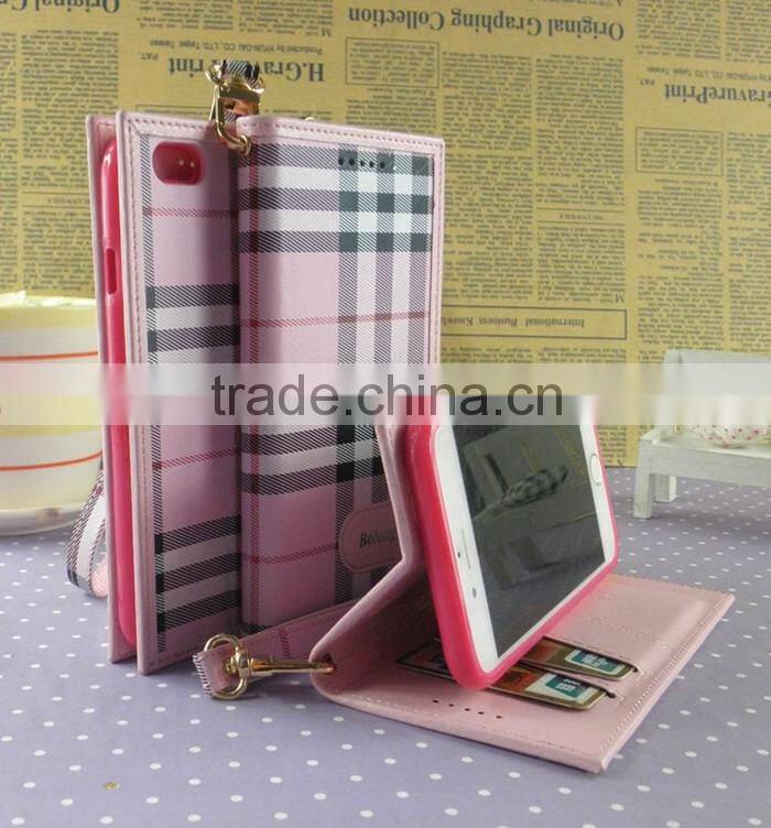 Top Quality Famous genuine leather zipper wallet case phone case for samsung galaxy note s5