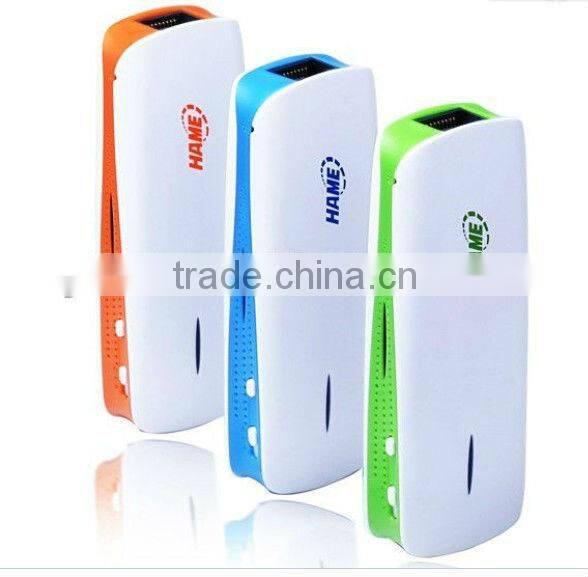 HAME MPR- A1 150Mbps 3G WiFi Router,3G Router Built-in1800mAh Lithium Battery portable power bank 3g wifi router