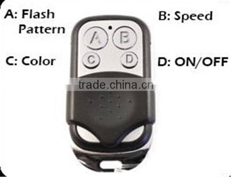 6pcs rgb motorcycle led strip light kit neon glow strip with Remote Controller