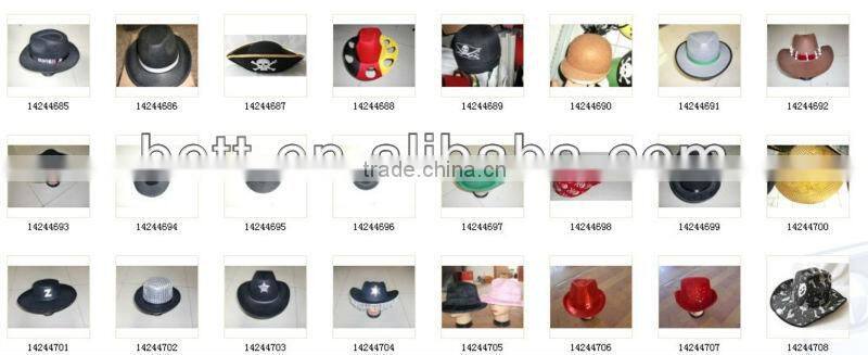 fashion new design cheap short brim sequin fedora hat custom fedora hat