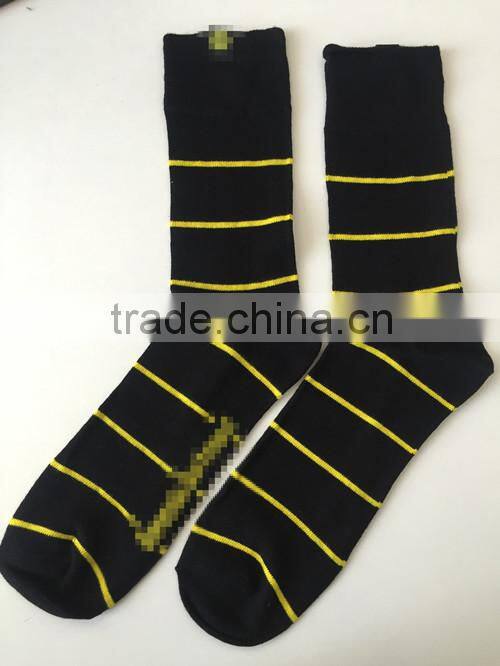 Men's Bamboo business socks with stripes