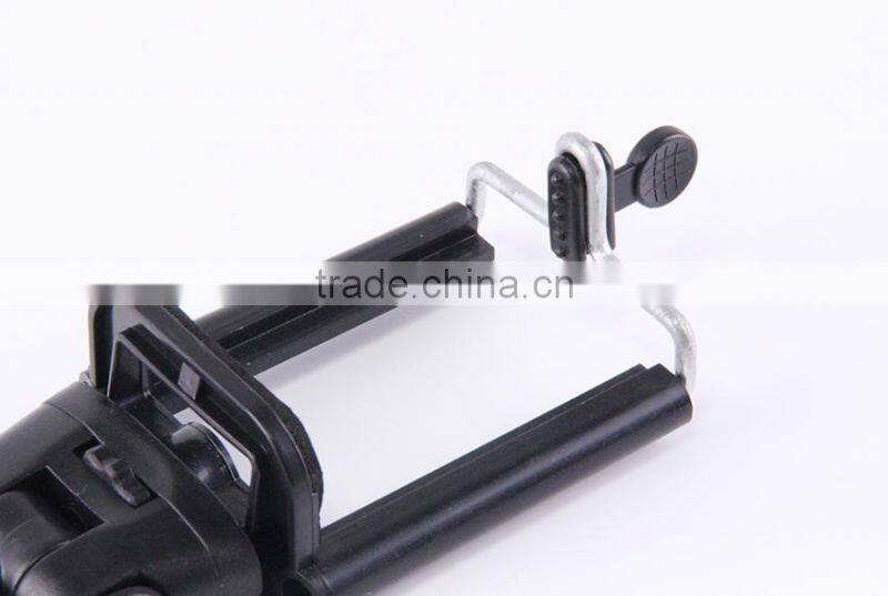2015 hot portable in pocket walking stick selfie stick with wired cheap price
