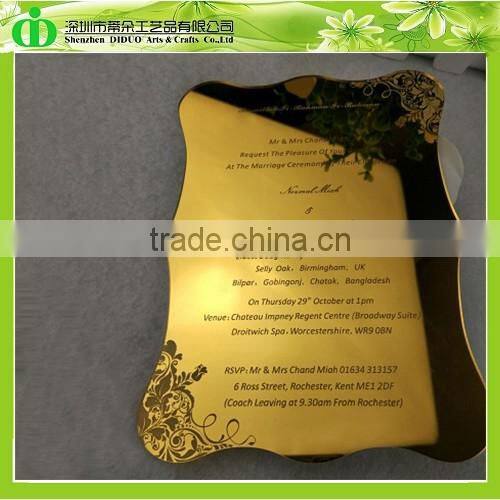 DDI-C024 Trade Assurance Pop Up Wedding Invitation Card
