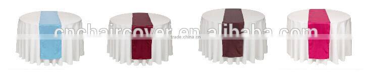 2016 Green Cheap Satin Table Runner For Party
