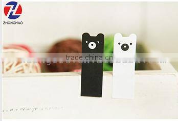 New design funny pig animal white and black memo