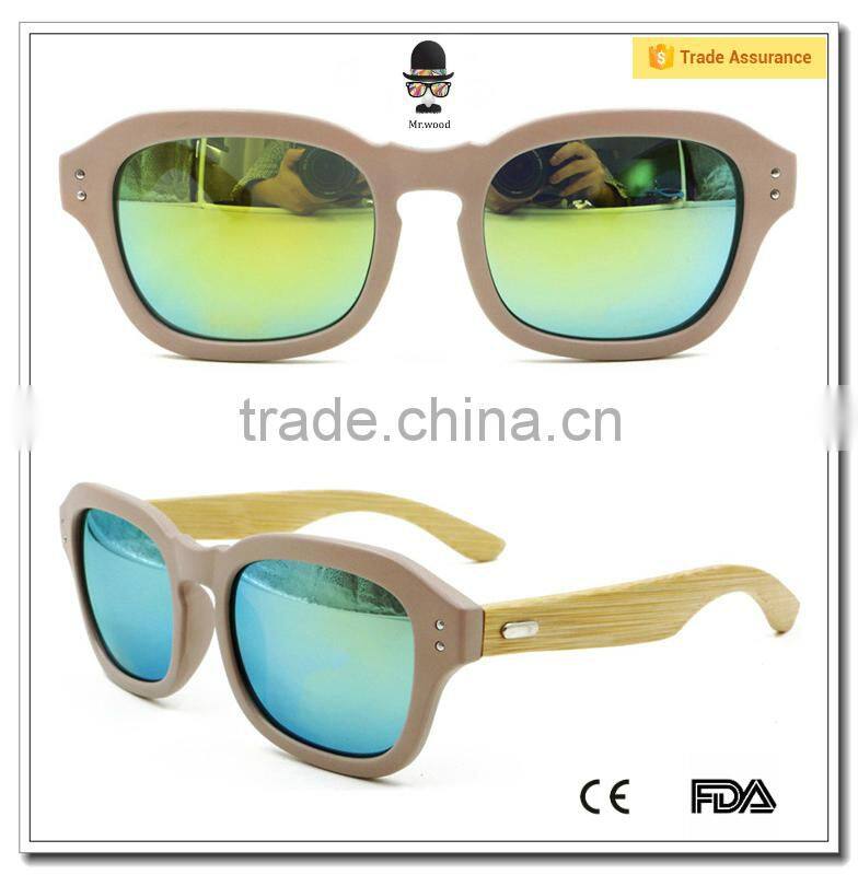 2015 Latest High Quality CE approval unisex handmade Wooden Sunglasses