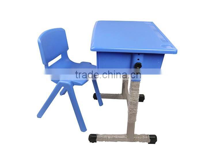 Hot sale eco-friendly colored student chairs and table