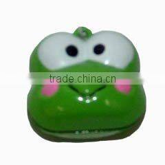 1" metal frog bell A3-P02 available for pets ,holiday decotation, keychain
