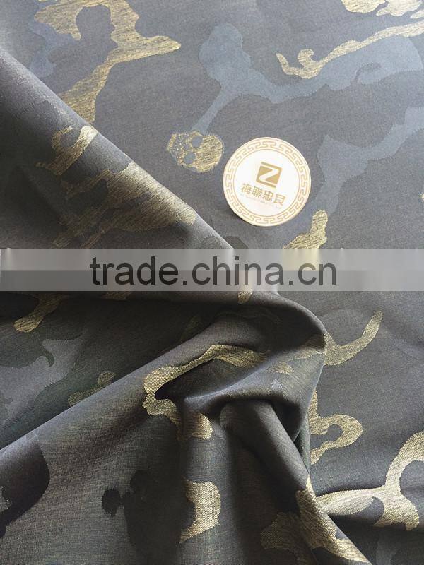 100% polyester camouflage jacquard fabric woven for jacket