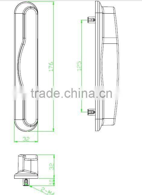 PWS PUWEI PVC Sliding Door Lock with pin/key Zinc alloy door lock with keys (For PVC or Aluminum alloy Sliding doors) 9.14.18032