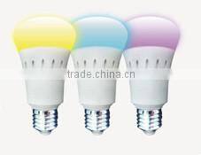 2016 RF Control Modern Style Smart LED light Bulb 7W 200M control distance Wifi convert to 433M