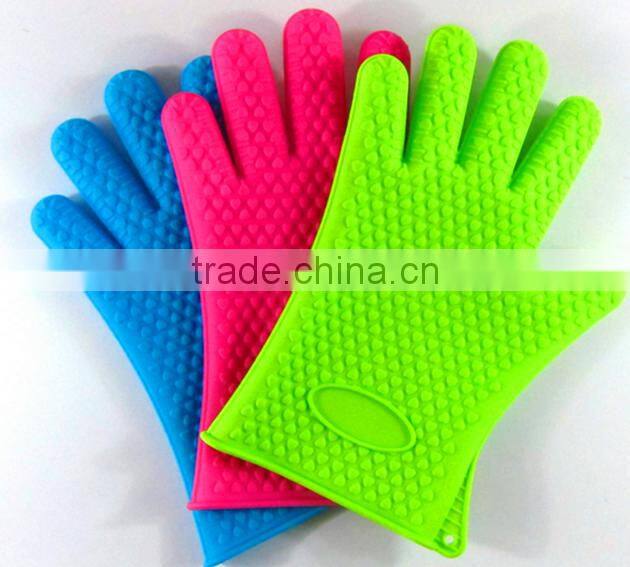 2016 Selling Hotest Heat Insulating Fda Silicone Oven Gloves
