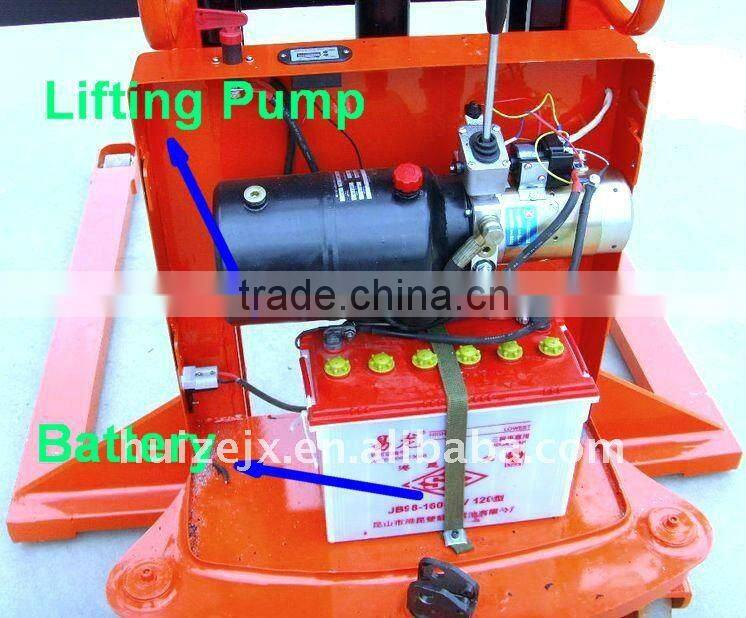 Electric battery auto stacker machine
