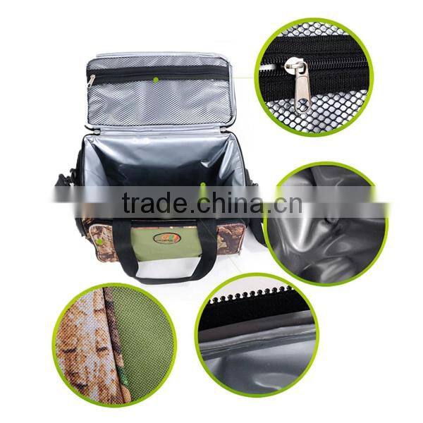 Fashion camouflage insulated cooler bag,outdoor camouflage cooler bag