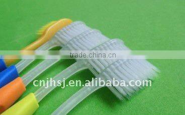 nano toothbrush for adult Black bristles Bamboo charcoal toothbrush