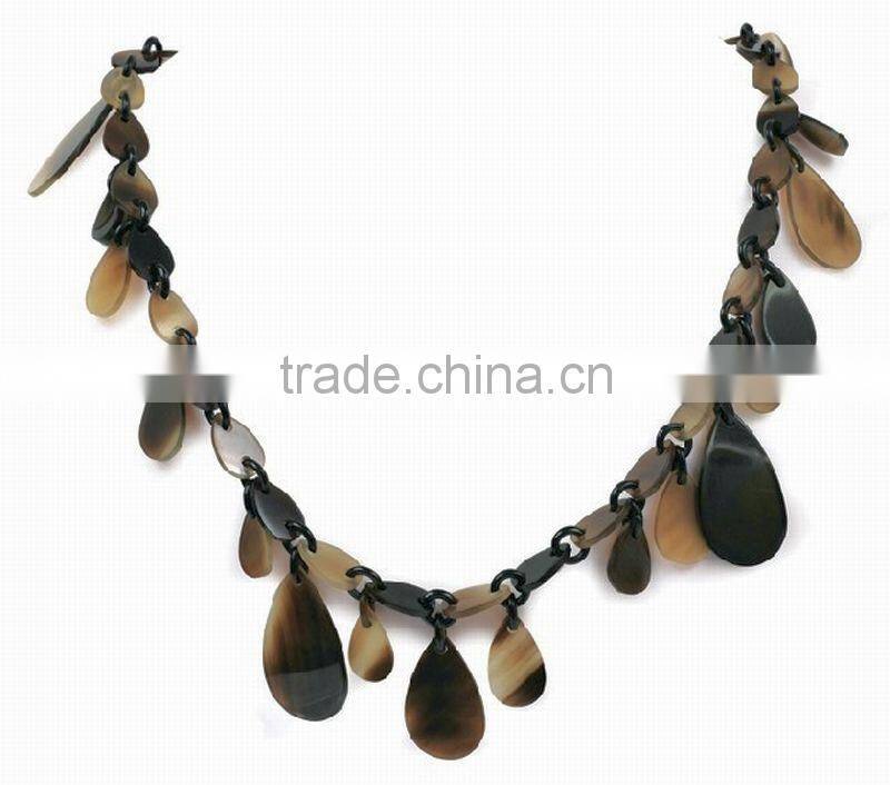 Fashio Necklace/Buffalo Horn Beaded Necklace/Fashion Jewelry/Latest Model Pendant Necklaces