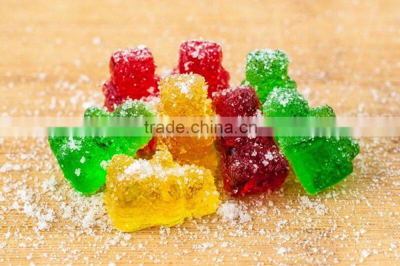 FDA food grade non stick bear jelly sweet wholesale silicone candy molds