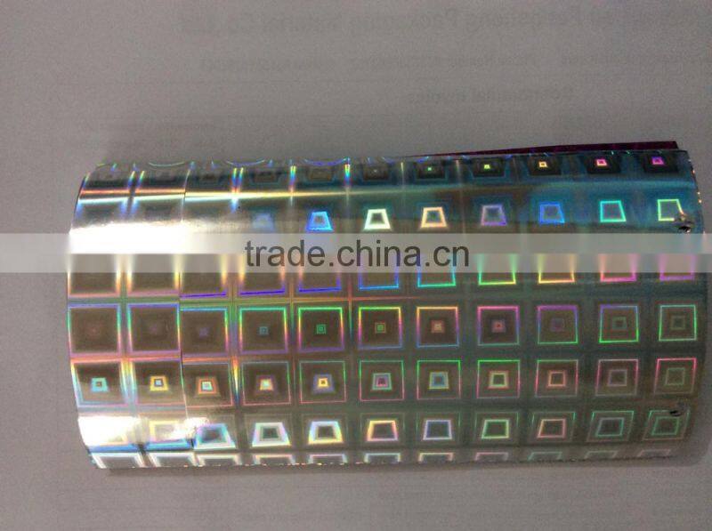 Silver Metalized micron BOPP film