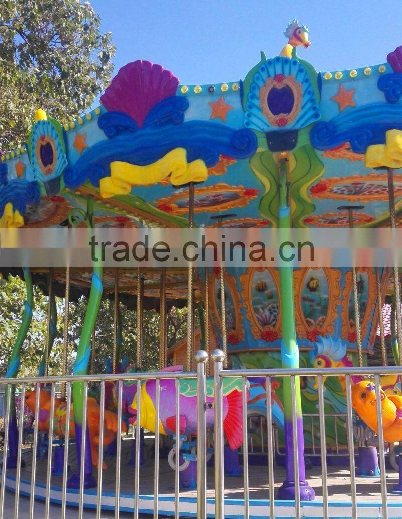 Hot Sale!!! kids favorite carousel / outdoor christmas merry go round