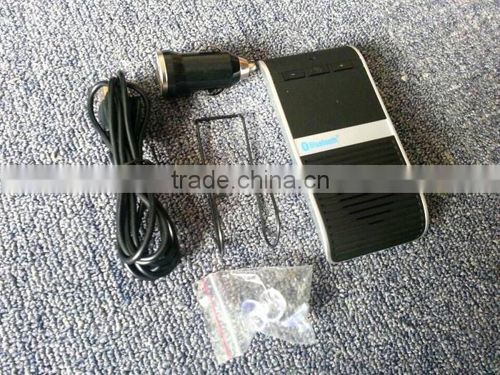 Solar charging bluetooth handfree car kit