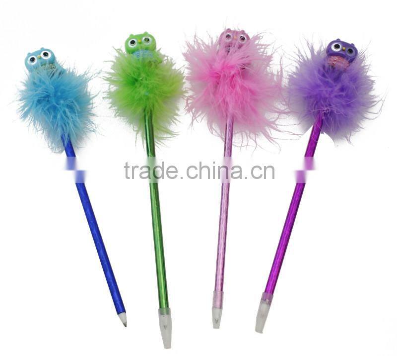 2016 promotion feather bird pen/fancy pen