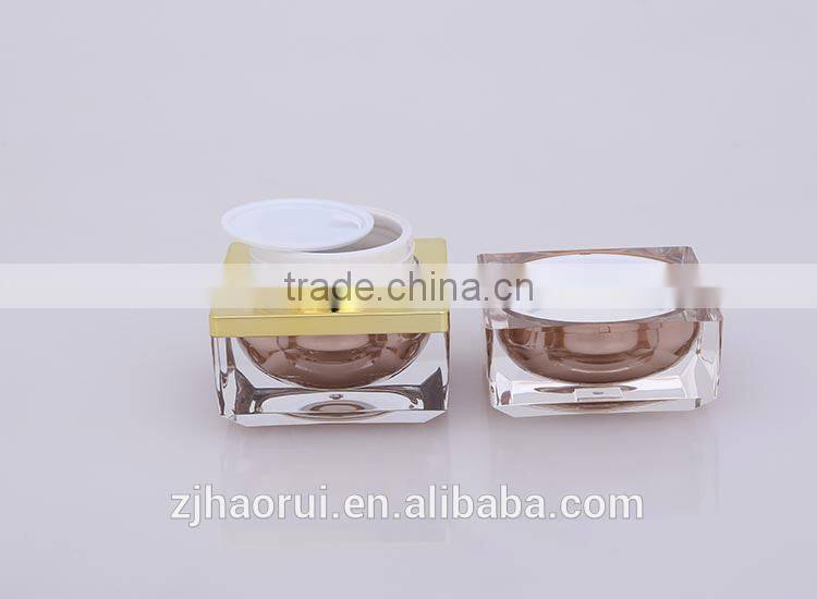2016 New Design cosmetic jars suppliers Plastic Material Fancy packaging of cosmetics