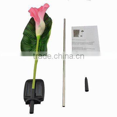 bright decorative solar powered lantern with led