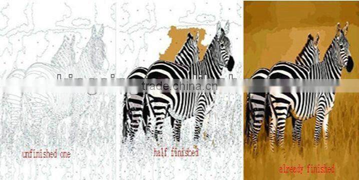Modern tin painting by number for wall decoration