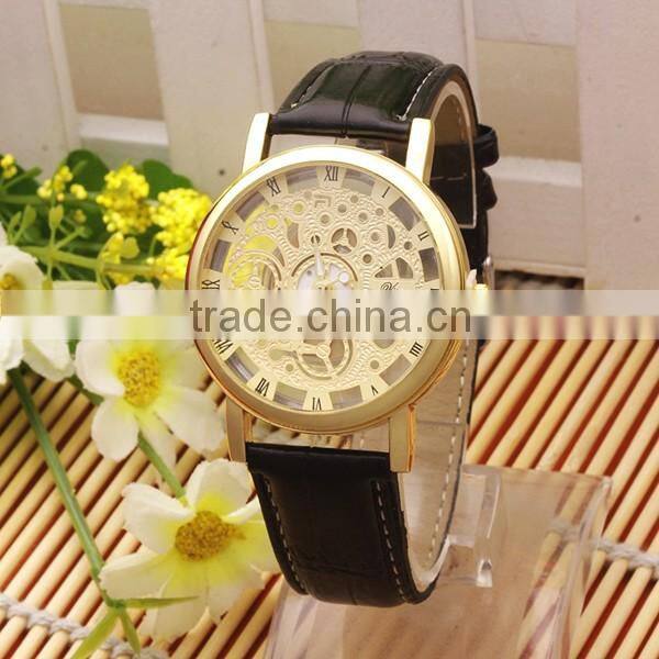 Wholesale Leather Hollow Women's Watch Design